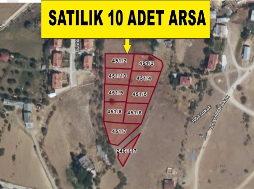 SATILIK 10 ADET ARSA
