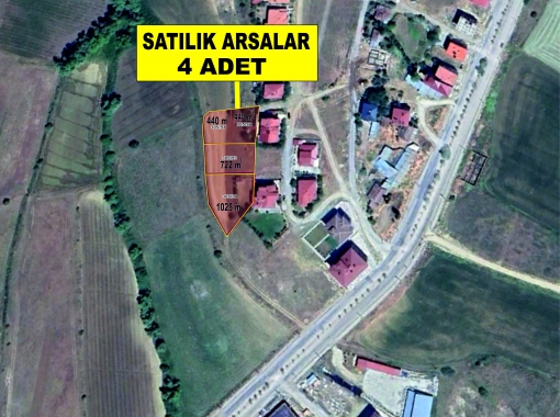SATILIK 4 ADET ARSA